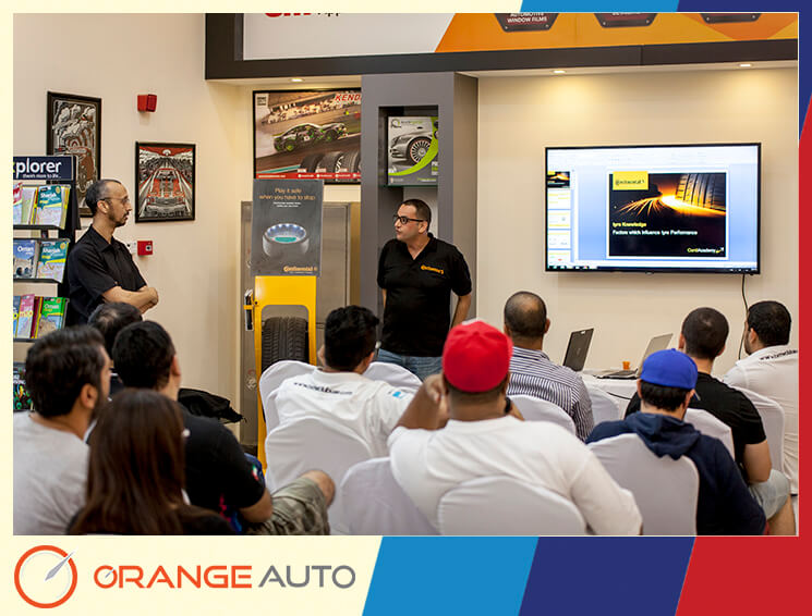 Presentation at Orange Auto center