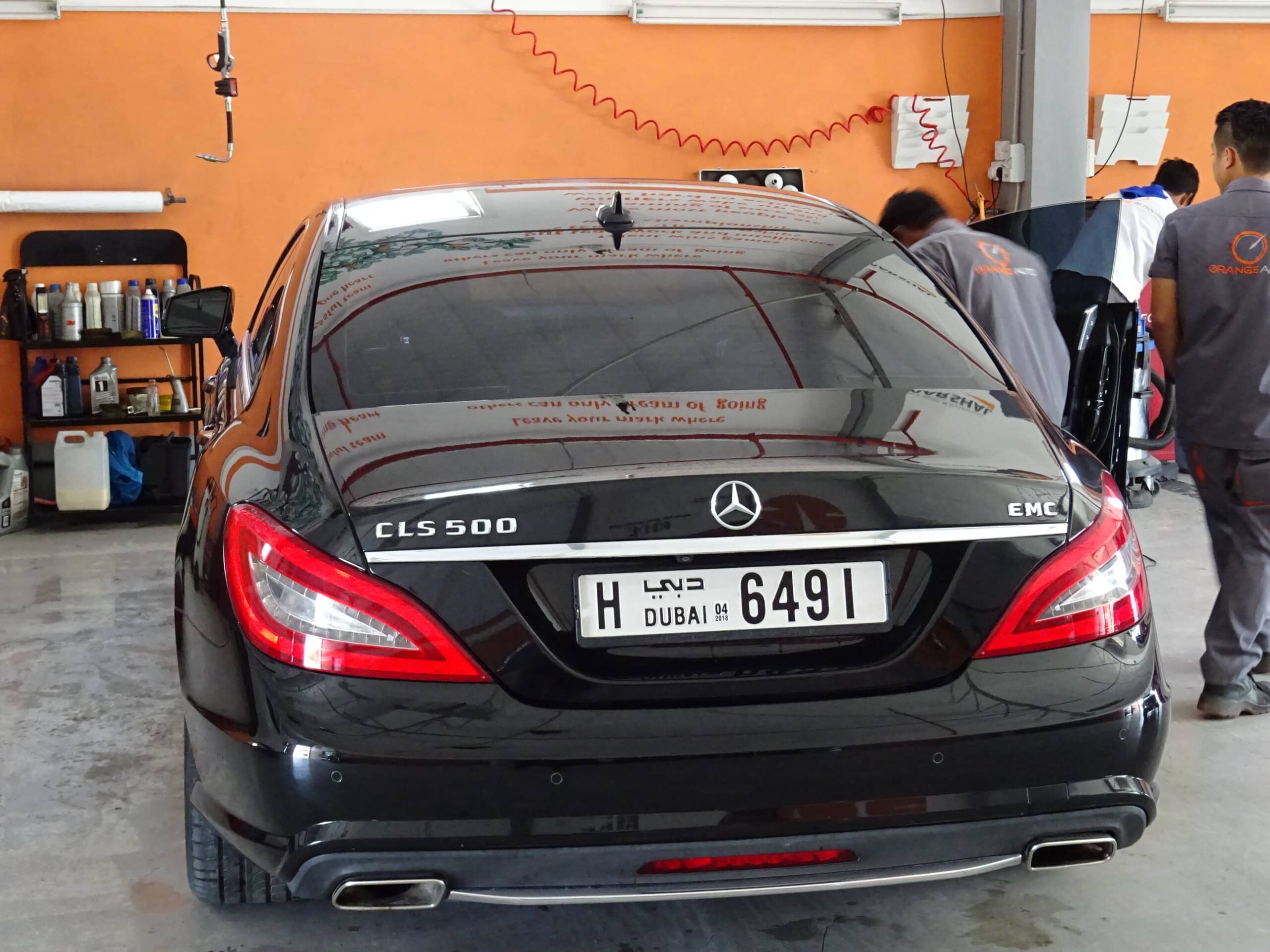 Mercedes garage in Dubai
